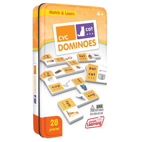 Junior Learning CVC Match & Learn Dominoes