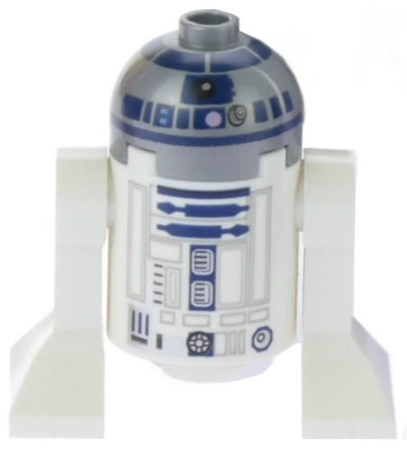 LEGO Star Wars Minifigure R2-D2 Astromech Droid Lavender Dots (75136)