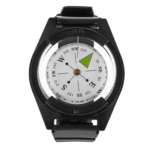 Compass Mini Compass Wrist Compass Hiking Compass Survival Compass Outdoor Compass Navigation Compass Watchband Compass Wearable Wrist Compass for Camping Outdoor Tenting