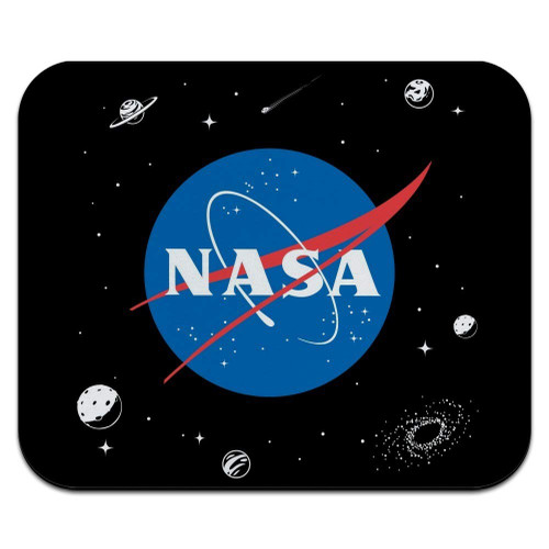 NASA Official Meatball Logo Low Profile Thin Rubber Mouse Pad Mousepad