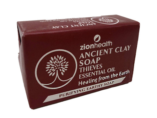 Zion Health Ancient Clay Natural Soap Grave Robber Oil 6 oz Bar Soap