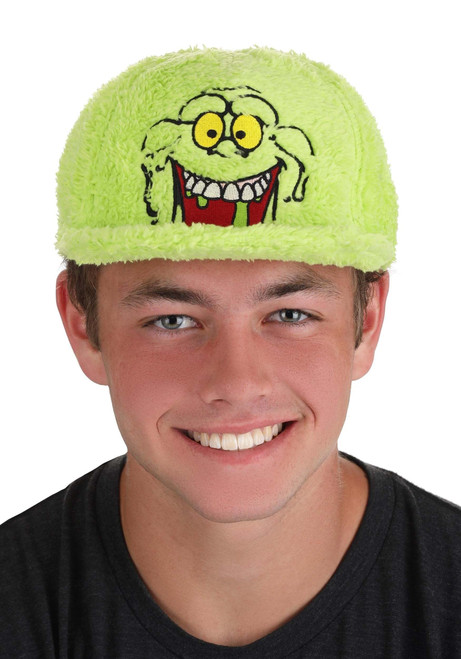Fun Costumes Ghostbusters Slimer Flat Bill Fuzzy Cap Green