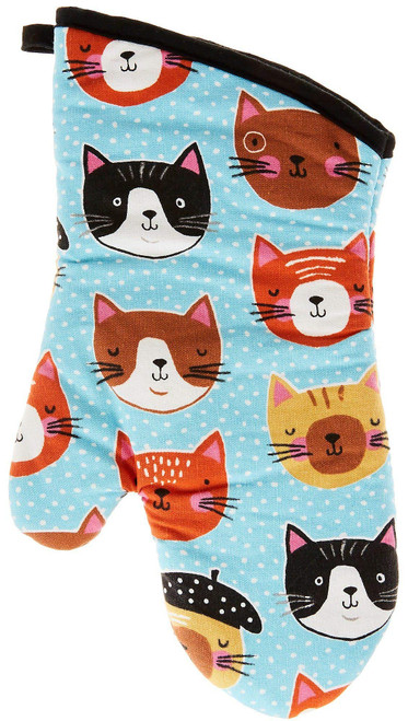 Kay Dee Designs Crazy Cat Oven Mitt, 13", Various