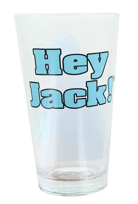 Rockabilia Duck Commander Si Hey Jack 16oz Clear Pint Glass