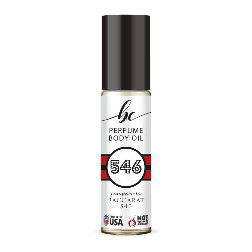 BIOCURA BC Perfume 546 Inspired by Maison Francis Baccarat 540 For Women & Men Replica Fragrance Body Oil Dupes Alcohol-Free Sample Travel Size Concentrated Long Lasting Roll-On 0.3 Fl Oz/10ml BIOCURA BC Perfume 546 Inspired by Maison Francis Baccarat 540 For Women & Men Replica Fragrance Body Oil Dupes Alcohol-Free Sample Travel Size Concentrated Long Lasting Roll-On 0.3 Fl Oz/10ml