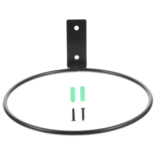 FUNOMOCYA Flower Pot Wall Mount Flower Pot Hangers Plant Pot Racks Olla Watering Pot Plant Wall Bracket Air Plant Holder Stand Wall Plant Holder Wall Planter Hanger Indoor Iron Support Ring