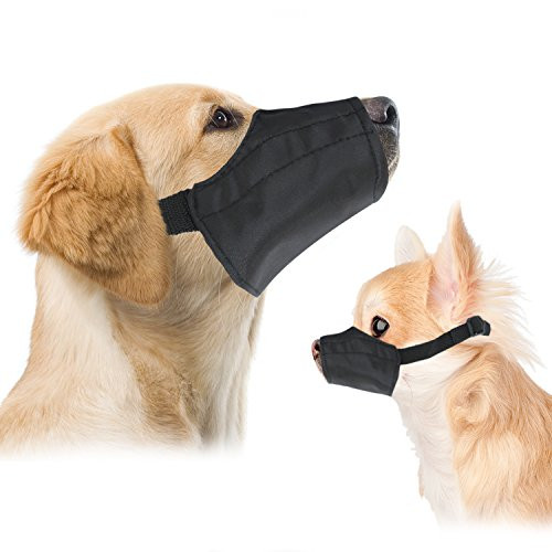 Large Quick Fit Dog Muzzle, Size 3 XL, fit snout size 10 1/2" - for short snouted dogs, by Pet Supply City