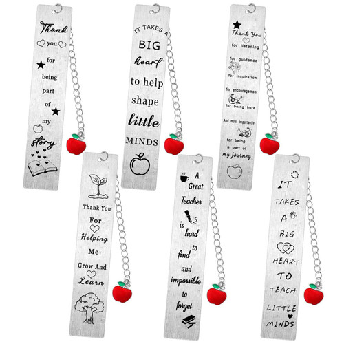 6 PC Teacher Gifts Bookmark Gifts Appreciation Gifts Thank You Bookmark for Teacher Appreciation Bookmark Gifts for Teacher Graduation Retirement Birthday Gifts from Students 6 PC Teacher Gifts Bookmark Gifts Appreciation Gifts Thank You Bookmark for Teacher Appreciation Bookmark Gifts for Teacher Graduation Retirement Birthday Gifts from Students