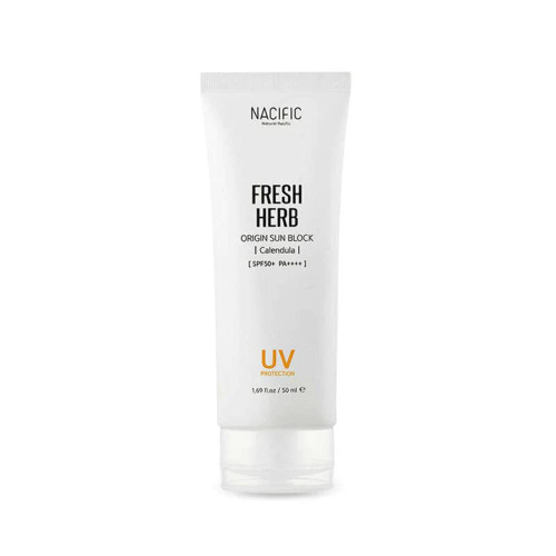 [NACIFIC] FRESH HERB ORIGIN SUN BLOCK SPF50+ PA++++ 50ml (1.69 fl.oz) Oil-Free Sunscreen, Sebum & Pore Clean, Non Greasy Sunscreen For Face