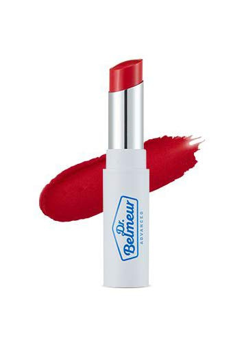 THE FACE SHOP Dr.Belmeur Advanced Cica Touch Lip Balm | Dry & Sensitive Lips Soothing & Nourishing | Visibly Soft & Smooth,Irritated Relief,Skin Barrier Strengthen | Red,0.14 Oz,K-Beauty