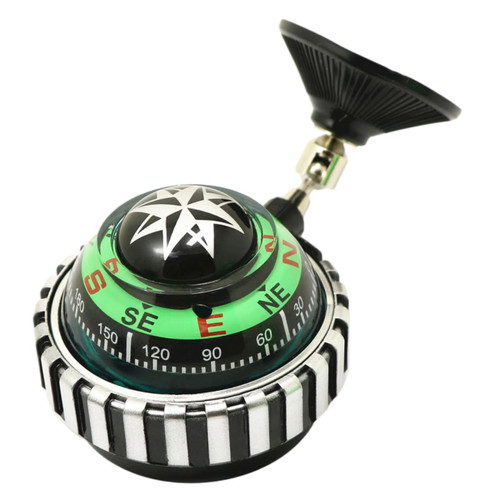 Kisangel Car Guide Ball Compass for Boat Mini Compass Dash Mount Compass Car Ball Compass Car Compass Small Boat Compass Marine Compass Suction Cups Car Mount Compass Abs Sucker Dashboard