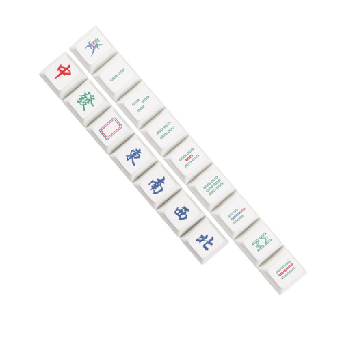 FELTECHELECTR 16PCS Computer Decorate pbt Place an Order Key Caps Keyboard Computer Key Caps Accessories Human Body Universal Computer Keyboard Caps Button Mechanical Keyboard Key Caps keycap