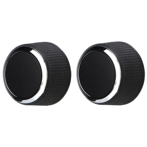 Front Radio Volume Knob, 2 Pcs Rear Radio Volume Control Knob 22912547 Replacement for Suburban 2007 2008 2009 2010 2011 2012 2013