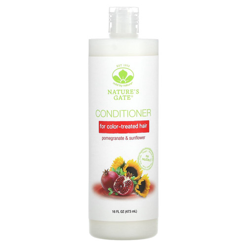 Pomegranate & Sunflower Conditioner for Color-Treated Hair, 16 fl oz (473 ml), Mild by Nature