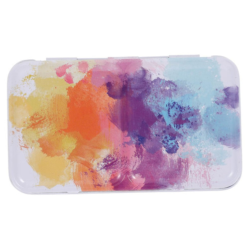 NUOBESTY 1 Set Paint Box Paint Pallet Folding Paint Plastic Tray Palettes Acrylic Paint Tray Watercolor Mixing Tray Watercolor Plate Sumi Painting Cup Tins Colors Portable Gouache Travel Pp