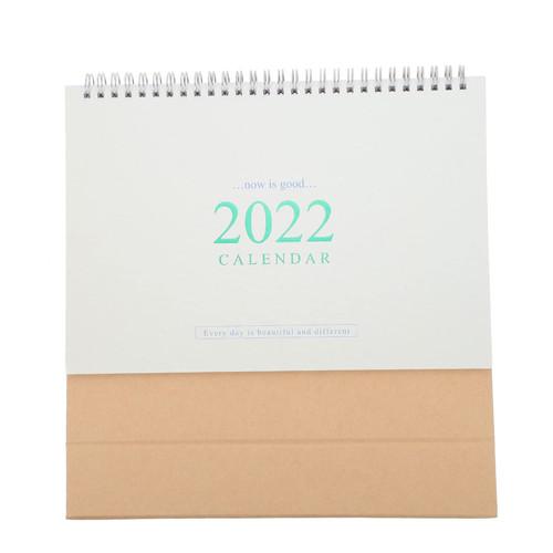 STOBOK 1pc 2022 2022 Desktop Desk Desktop Standing Flip Monthly Calendar 2022 Countertop Calendar Standing Desk Calendar Small Calendar Small Desk Calendar Tearable Stand up Office Paper