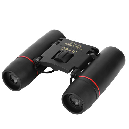 30x60 Zoom High Definition Folding Binocular Telescope for Outdoor Travel Bird Watching Hunting