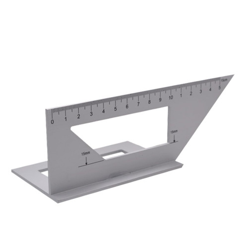 EXQUIMEUBLE Multifunctional Square scribing t Type Ruler escuadras de Carpintero 45/90 Angle Ruler Precision Ruler Cross Stencil Woodworking Tool 3D Aluminum Alloy Bevel Carpentry Ruler