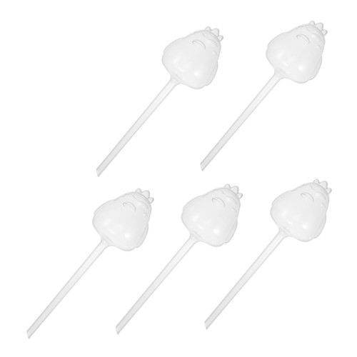 Yardwe 5pcs Watering Device Self Watering Planters Plant Water Drippers Automatic Watering Bulbs Water Plants Plastic Outdoor Planters Garden Watering Globes Modeling PVC Travel