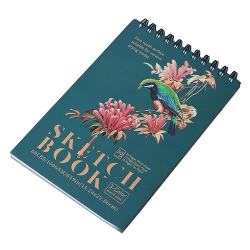 COHEALI 1 Sketchbook for Markers Large Sketchbook Sketch Pads Painting Notepad Painting Sketching Pad Hardcover Sketchbook Sketching Book Sketch Book Student Sketchbook Thicken Coil Paper