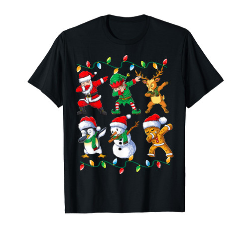Dabbing Santa Friends Xmas Gifts Men Kids Boys Christmas T-Shirt Dabbing Santa Friends Xmas Gifts Men Kids Boys Christmas T-Shirt