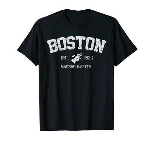 Vintage Boston Massachusetts Est. 1630 Souvenir Gift T-Shirt Vintage Boston Massachusetts Est. 1630 Souvenir Gift T-Shirt