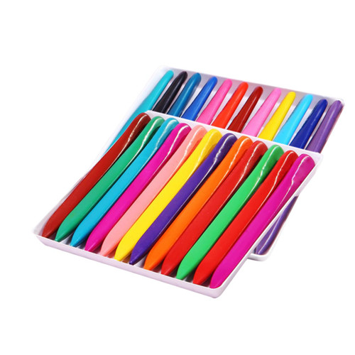 TOYANDONA 1 Set 24 crayon sticks painting crayons Animal Crayon Palm Grip Crayon Kids Painting Tool crayon pencils Kids Wax Pencil Baby Crayon Kids Crayon Stick baby kit Gift the face child