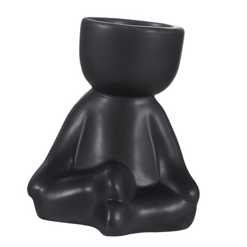 CIMAXIC Anthropomorphic Flower Pot Head Face Vase Balcony Flower Pots Ceramic Flower Pots Plant Pots Mini Flower Pot Artificial Garden Mini Vase Succulent Planter Air Ceramics Flower Stand