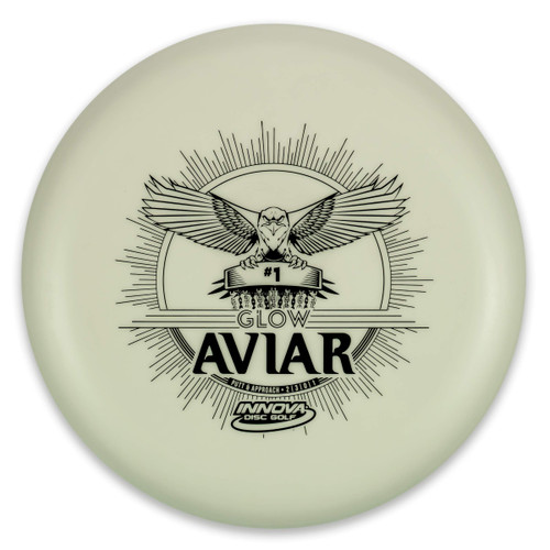 Innova Disc Golf Glow DX Aviar Putter Golf Disc, 173-175gm (Colors may vary)