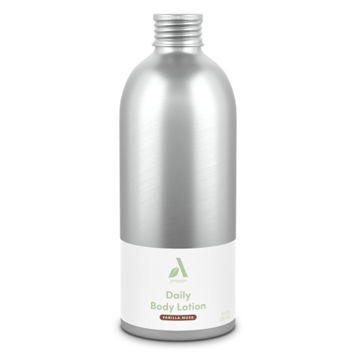 Amazon Aware Daily Body Lotion Refill with Vitamin E & Shea Butter, Vegan, Vanilla Musk, Dermatologist Tested, 10 fl oz