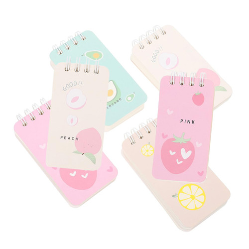 NOLITOY 6pcs Notebooks Tag Note Pad Labels Groceries Tabs Notepad Convenient Memo Pads Reading Page Markers Grocery Lists Decorative Planning Pads Write Pads Paper Child Fruit