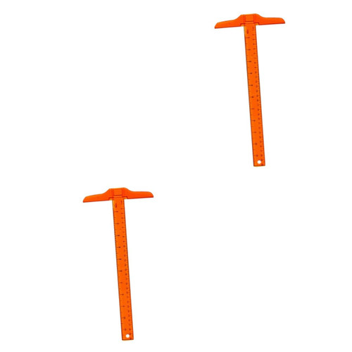 LALAFINA 4 Pcs Drafting t Drafting Scale Ruler T Metric Rule Drawing Tool Ruler Tools T Ruler Measuring Tape Archery Ruler Architect Clear Ruler T Shape Ruler Measuring Ruler Student Square