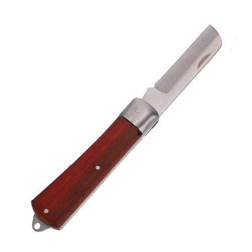Happyyami Grafting Tools Grafting Cutting Tool Grafting Cutter Grafting Knives Grafting Pruning Knives Grafting Budding Knives Gardening Tool Garden Stainless Steel Wooden