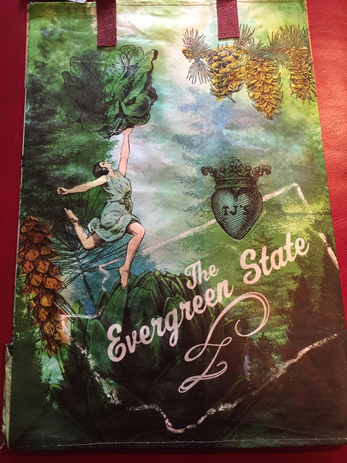Washington - Seattle - Theme Trader Joe's Shopping Reusable Bag Tote