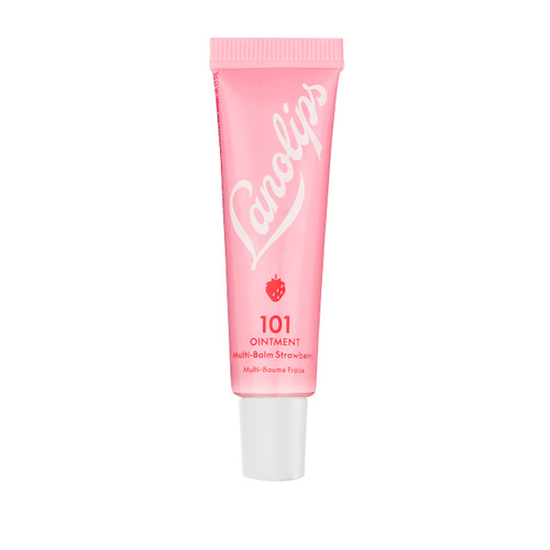 Lanolips 101 Ointment Multi-Balm, Strawberry - Fruity Lip Balm with Vitamin E Oil and Lanolin for Lip Hydration - Naturally Flavored Lanolin Lip Balm for Very Dry Lips - Dermatologist Tested (.35 oz) Lanolips 101 Ointment Multi-Balm, Strawberry - Fruity Lip Balm with Vitamin E Oil and Lanolin for Lip Hydration - Naturally Flavored Lanolin Lip Balm for Very Dry Lips - Dermatologist Tested (.35 oz)