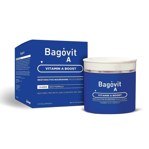 Bagovit Nourishing Moisturizer Classic Body Cream - Firming Body Lotion for Women with Vitamin A, Unscathed Lotion, Foot Cream for Dry, Cracked Feet, Replenishing Dry Skin Lotion, Body Serum - 7.05 Oz Bagovit Nourishing Moisturizer Classic Body Cream - Firming Body Lotion for Women with Vitamin A, Unscathed Lotion, Foot Cream for Dry, Cracked Feet, Replenishing Dry Skin Lotion, Body Serum - 7.05 Oz
