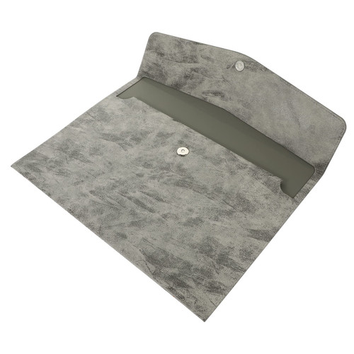 VILLCASE File Storage Bag a4 Leather Folder snap Closure folders Document Bag Portfolio Folder a4 File case