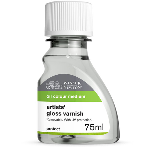 Winsor & Newton Professional Artists' Gloss Varnish, 75ml (2.5-oz) Bottle