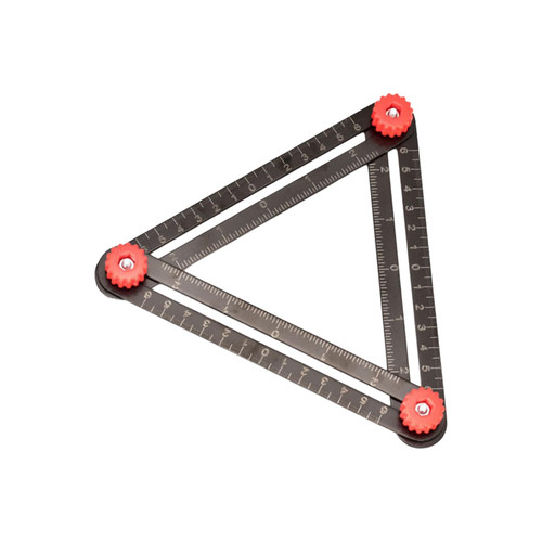 Baoblaze Angle Measuring Tool Angle Discover Tool 360 Degree Rotation Universal Opening Locator Protractors for DIY Tiling Woodworking, Three fold Ruler, 46cm