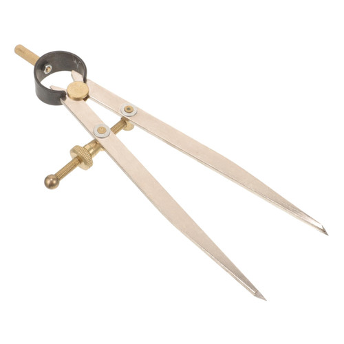 SEWACC Leather Edge Press Leather Tools Compass DIY Sewing Tools Wing Divider Calipers Measuring Tool Sewing Handmade Gadgets Marking Gauges Circle Drawing Tool Metal Dividing Line Round