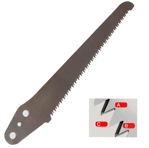 Fitows Telescoping Pole Pruning Saw Looper Extendable Tree Pruning Stik Pruner,Tree Trimmers Long Handle Fruit Picker with Bypass Blade Head 3M (Saw Blade Replacement)
