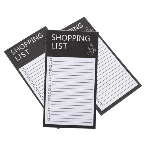 TEHAUX 3 Magnetic Note Pad Alone Daily Planning Notepads Grocery List Planners Grocery List Notepad to Do List Notebook Portable Weekly Planners Shopping Paper Unique