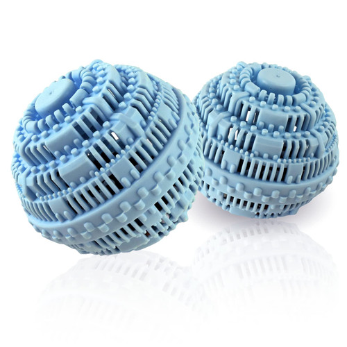 2pcs Laundry Ball - Natural Non-Chemical Detergent Laundry Balls for Washing Machine - Eco Friendly Wash Ball & Detergent Alternative for 2000 Washings (Light Blue) 2pcs Laundry Ball - Natural Non-Chemical Detergent Laundry Balls for Washing Machine - Eco Friendly Wash Ball & Detergent Alternative for 2000 Washings (Light Blue)