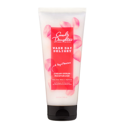 Carol's Daughter Wash Day Delight Cream Serum Moisturizer for Curly Hair, Anti-Frizz, Made with Rose Water and Glycerin, 6.8 Fl Oz Carol's Daughter Wash Day Delight Cream Serum Moisturizer for Curly Hair, Anti-Frizz, Made with Rose Water and Glycerin, 6.8 Fl Oz