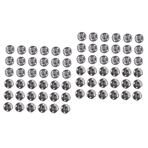 SEWACC 100 Sets Metal Snaps Metal snap Buttons Sew on Snaps Press Studs Buttons Leather kit Clothing Snaps snap Fastener Buttons Alloy snap Flat Snapshot Sewing Tools Big Button Child