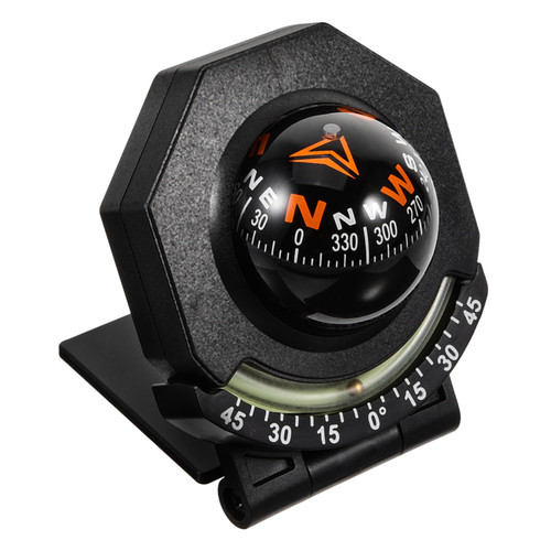 Decor Vehicle Navigation Marine Compass Dash Mount Navigation Direction Compass Automotive Compass Small Boat Compass car Compass Marine Compass for Boats Compass Ball no Trace abs