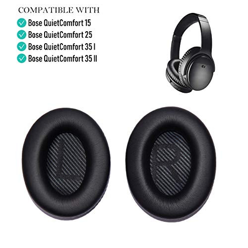 Oriolus Ear Pads Cushions for Bose Quietcomfort 35 ii QC35 ii Quietcomfort 35 QC35 Headphones (Black)