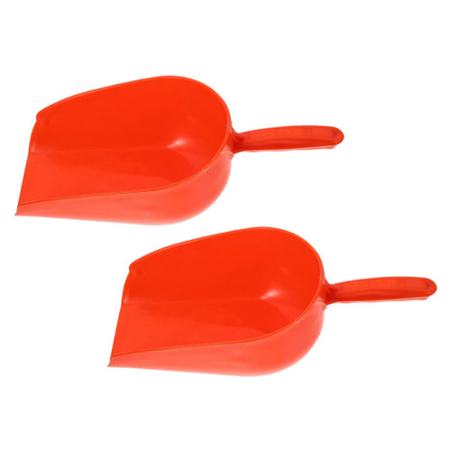 HAKIDZEL 2pcs Large Shovel Handheld Garden Scoop Garden Scoop Shovel Livestock Feeding Scoop Feeding Shovel for Farm Feed Shovel Feed Scoop Household Garden Shovel Thicken Plastic Tool