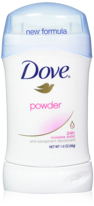 Dove Deodorant 1.6 Ounce Invisible Solid Powder (47ml) (3 Pack)