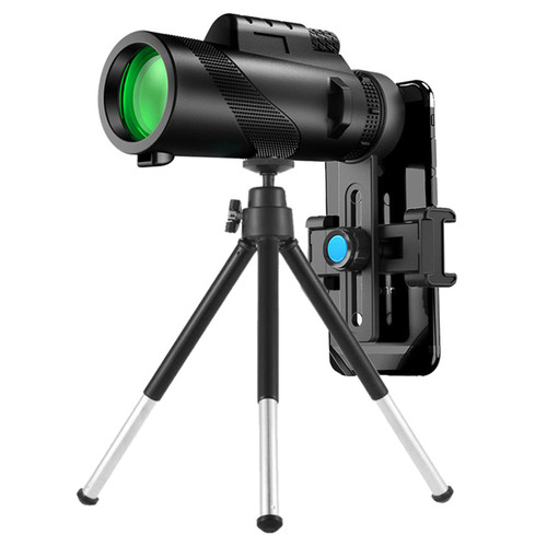 80x100 high-Definition monocular Telescope, Adult and Smartphone Adapter and Tripod, Night Vision monocular Telescope for Hunting, Star Watching, Bird Watching, Wildlife Camping, Hiking (Black) 80x100 high-Definition monocular Telescope, Adult and Smartphone Adapter and Tripod, Night Vision monocular Telescope for Hunting, Star Watching, Bird Watching, Wildlife Camping, Hiking (Black)